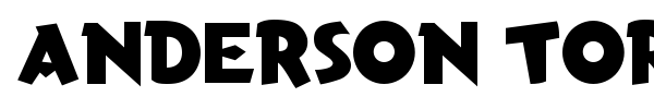 Anderson Torchy the Battery Boy font preview